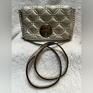 Kate Spade Astor Court Naomi Quilted Leather Crossbody Bag Gold Tone